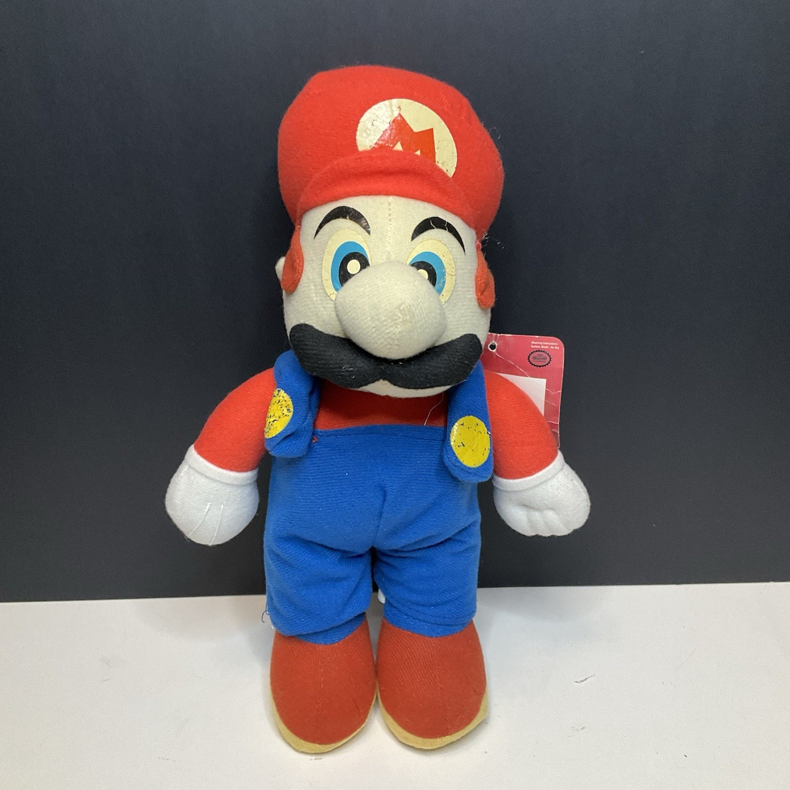 Vintage Kellytoy Nintendo Super Mario Bros. Super Mario Stuffed Plush Doll 11″