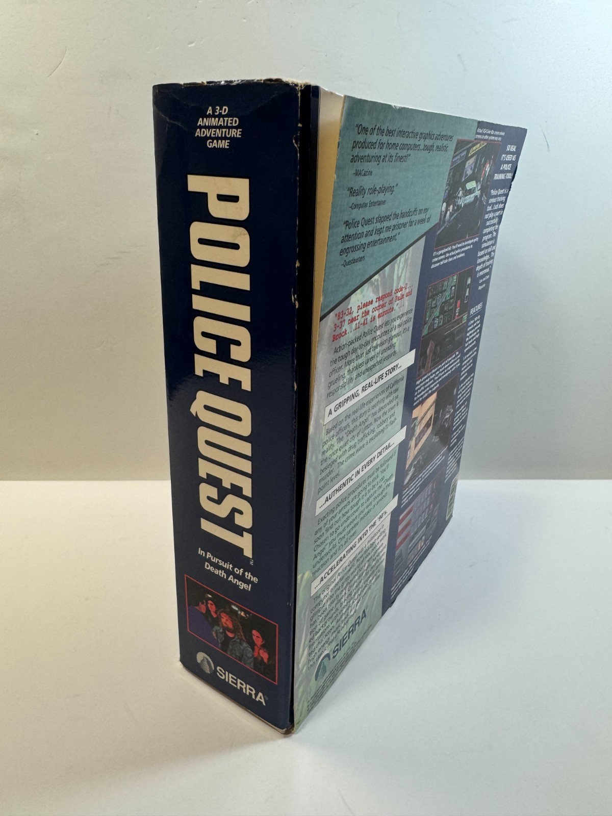BIG BOX Police Quest: In Pursuit of the Death Angel (DOS, 1987) VGA FULLY COMPL