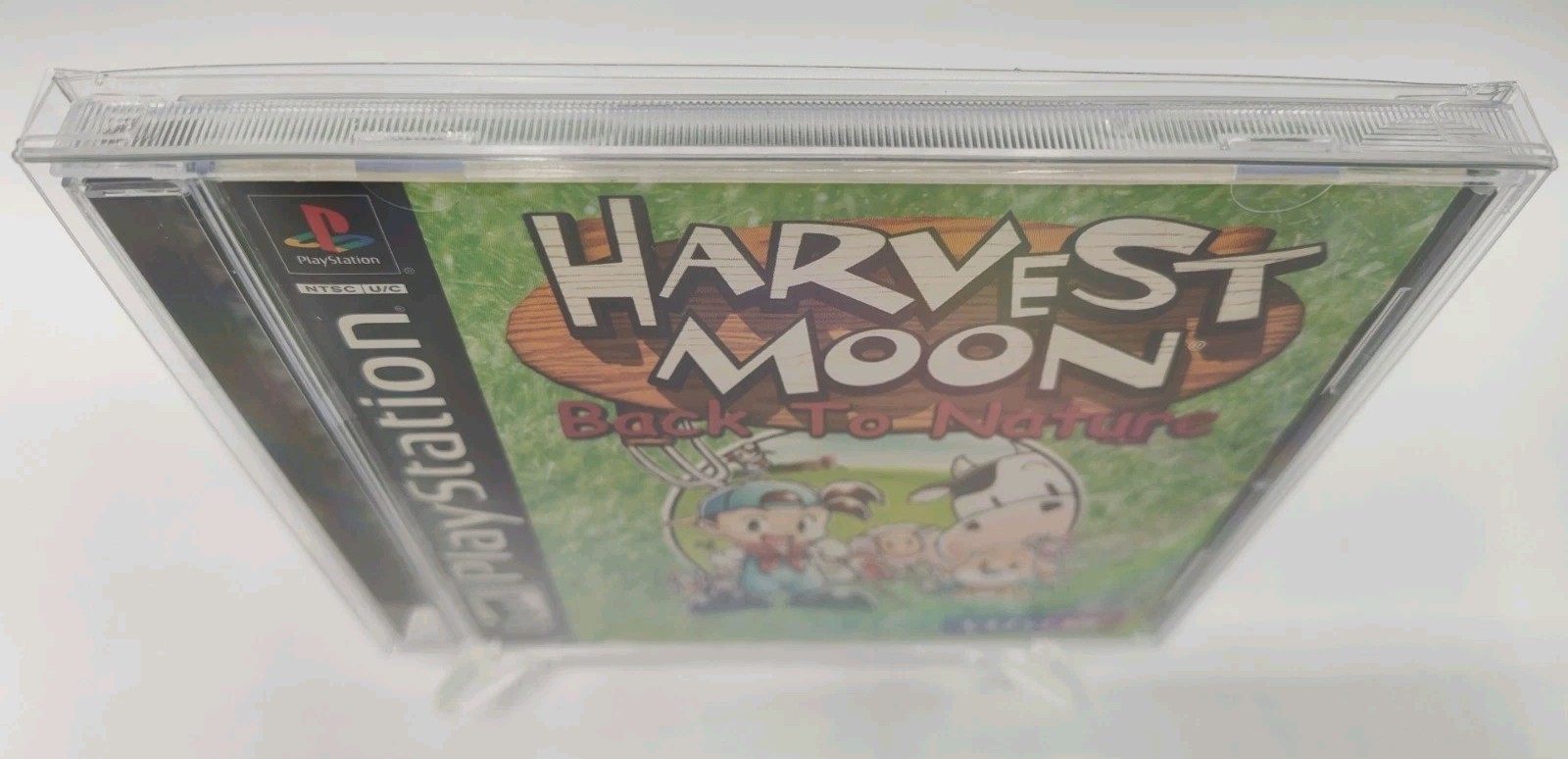 Harvest Moon: Back to Nature (PS1, 2000) *CIB w/ Reg Card + Case Protector* VGC