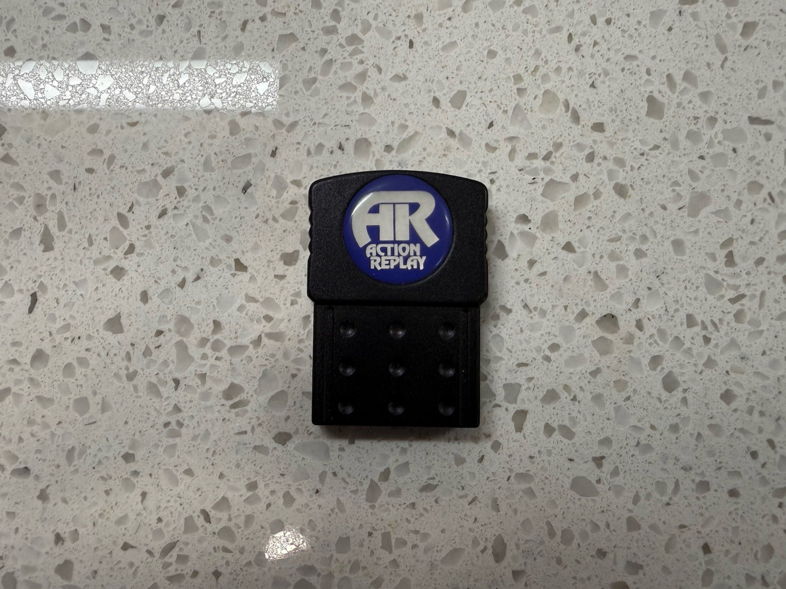 AR Action Replay (GameCube) Memory Card ONLY For Cheat Codes Black Plug In
