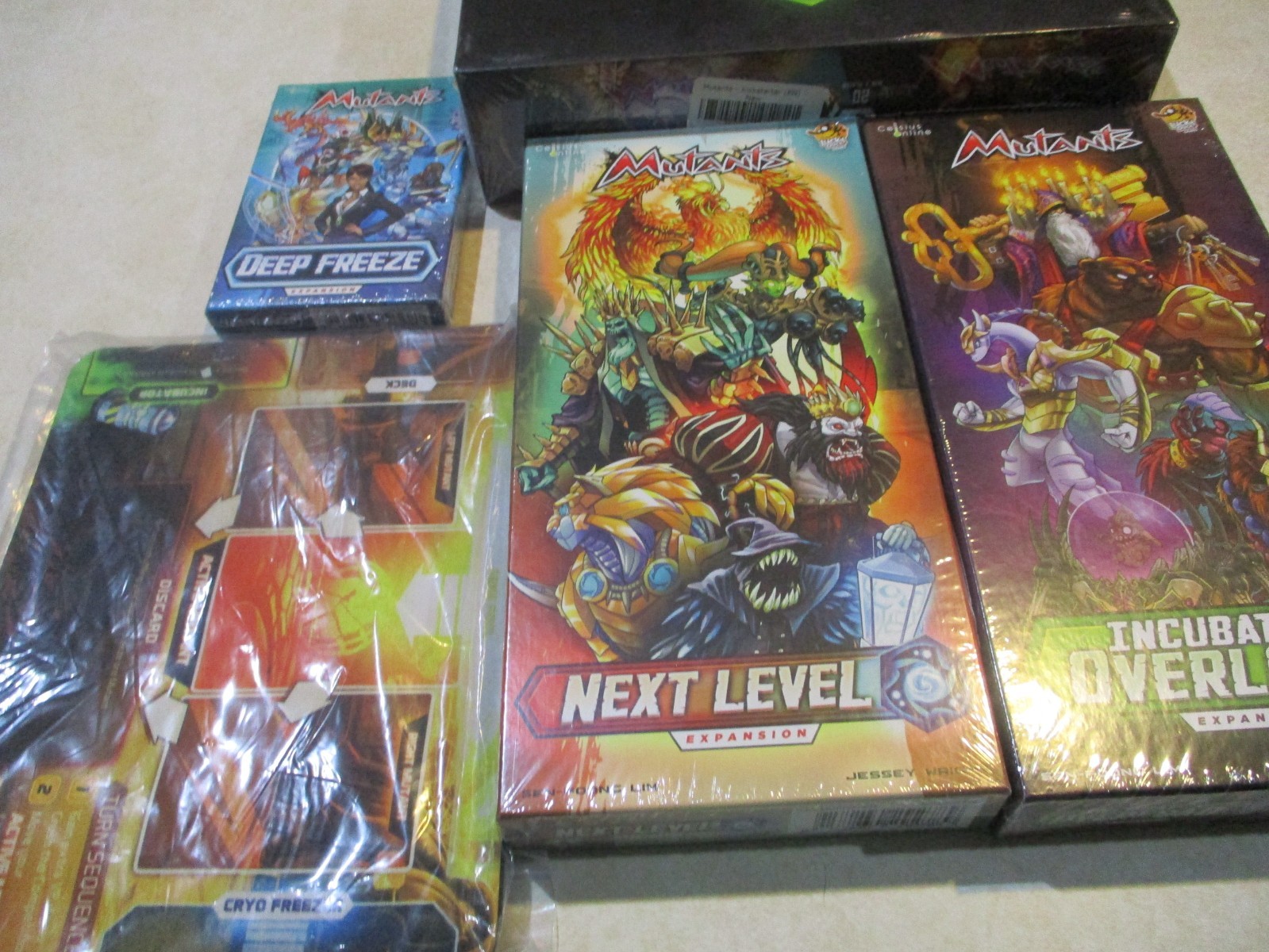 MUTANTS TTHE CARD GAME + multiple extensions NEW SEALED. LOT