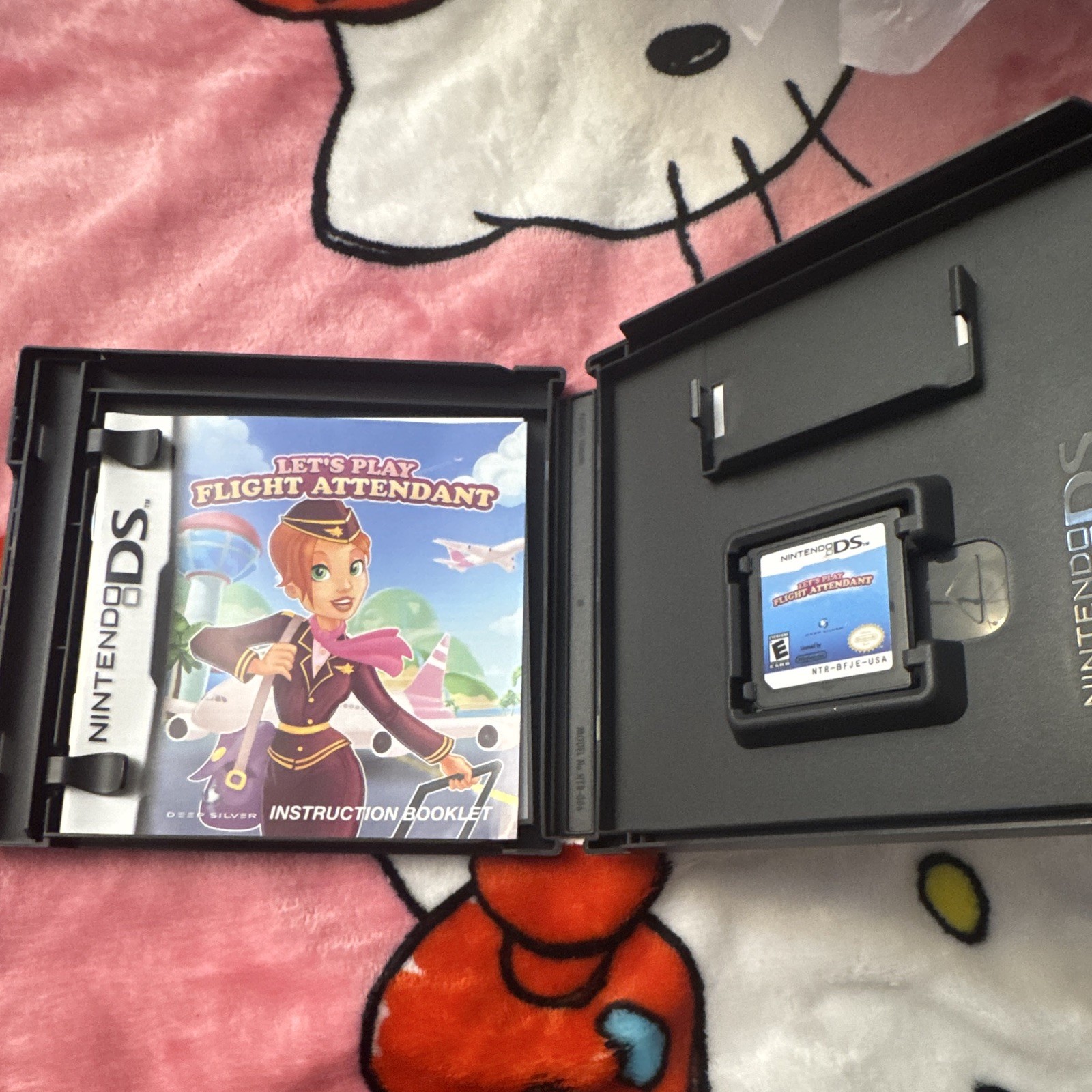 Let’s Play Flight Attendant Nintendo DS Manual Included