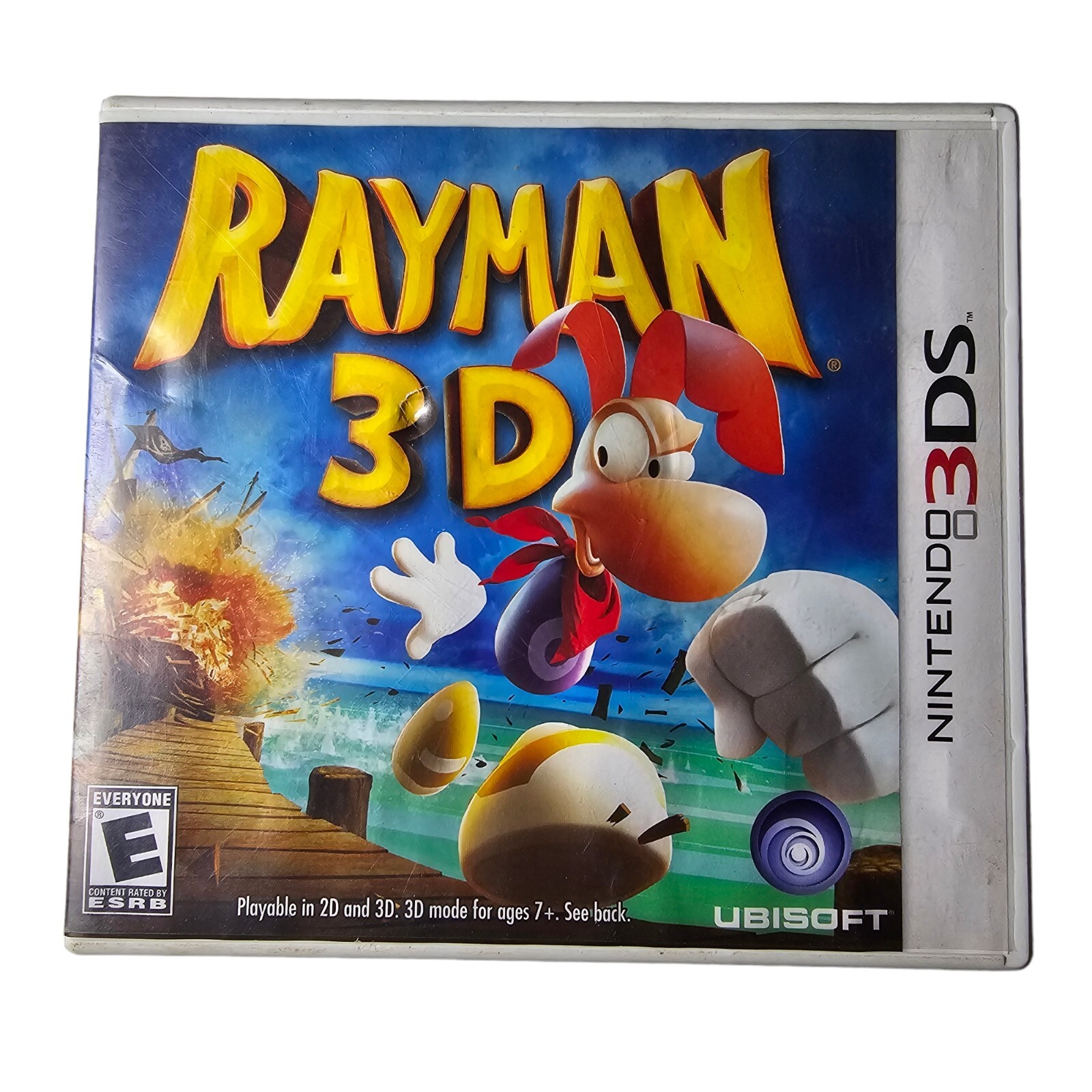Rayman 3D Nintendo 3DS 2011 Platformer Tested Game – NO MANUAL