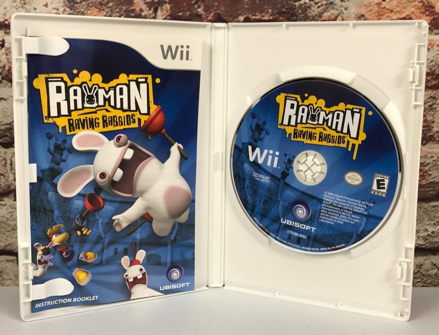 Rayman Raving Rabbids (Nintendo Wii, 2006) CIB Complete – Scratch Free Disc