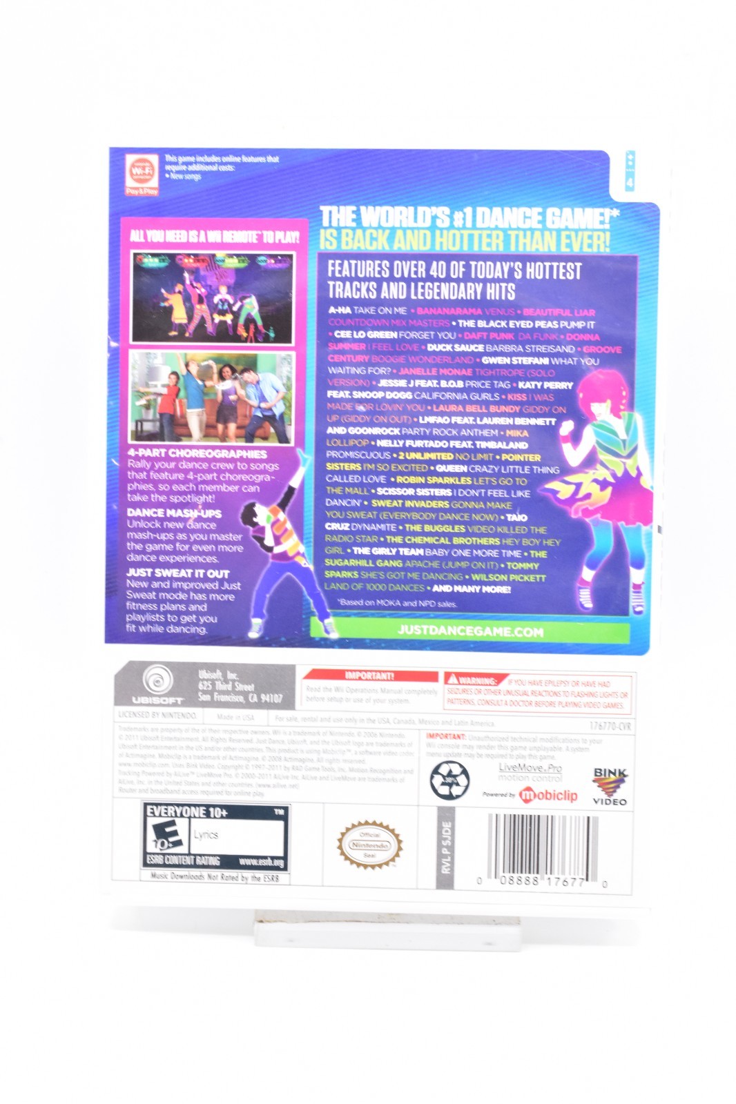 Wii Just Dance Just Dance 1 2 3 4 & Just Dance 2014 Game Bundle Tested & Working