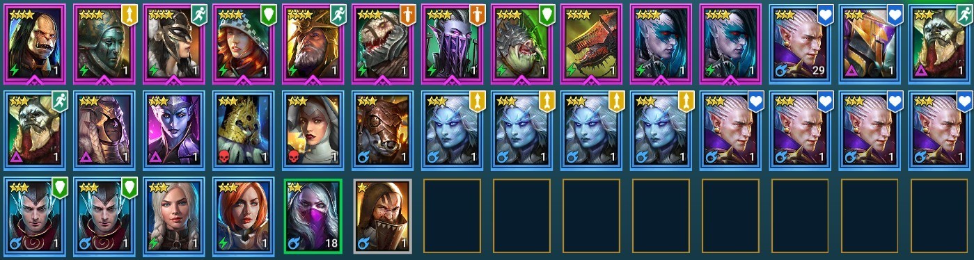 Raid Shadow Legends | Starter acc with Vulkanos : 100k energy/ 28 Legendary hero