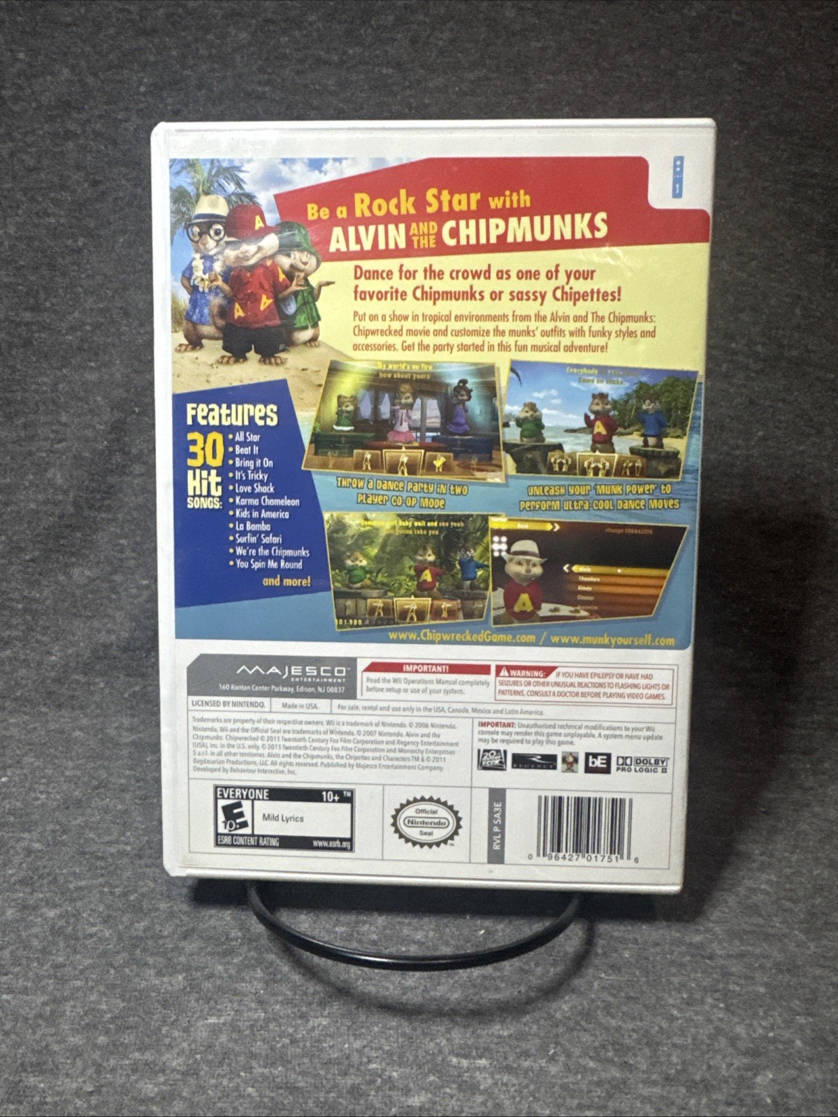 Alvin and the Chipmunks: Chipwrecked Nintendo Wii CIB 6