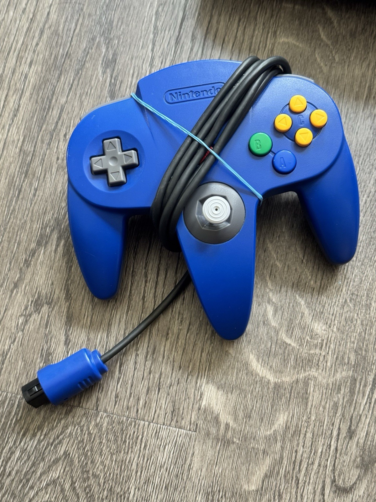 Nintendo 64 Console Bundle w/ Blue Controller & Super Mario 64 Authentic Tested!