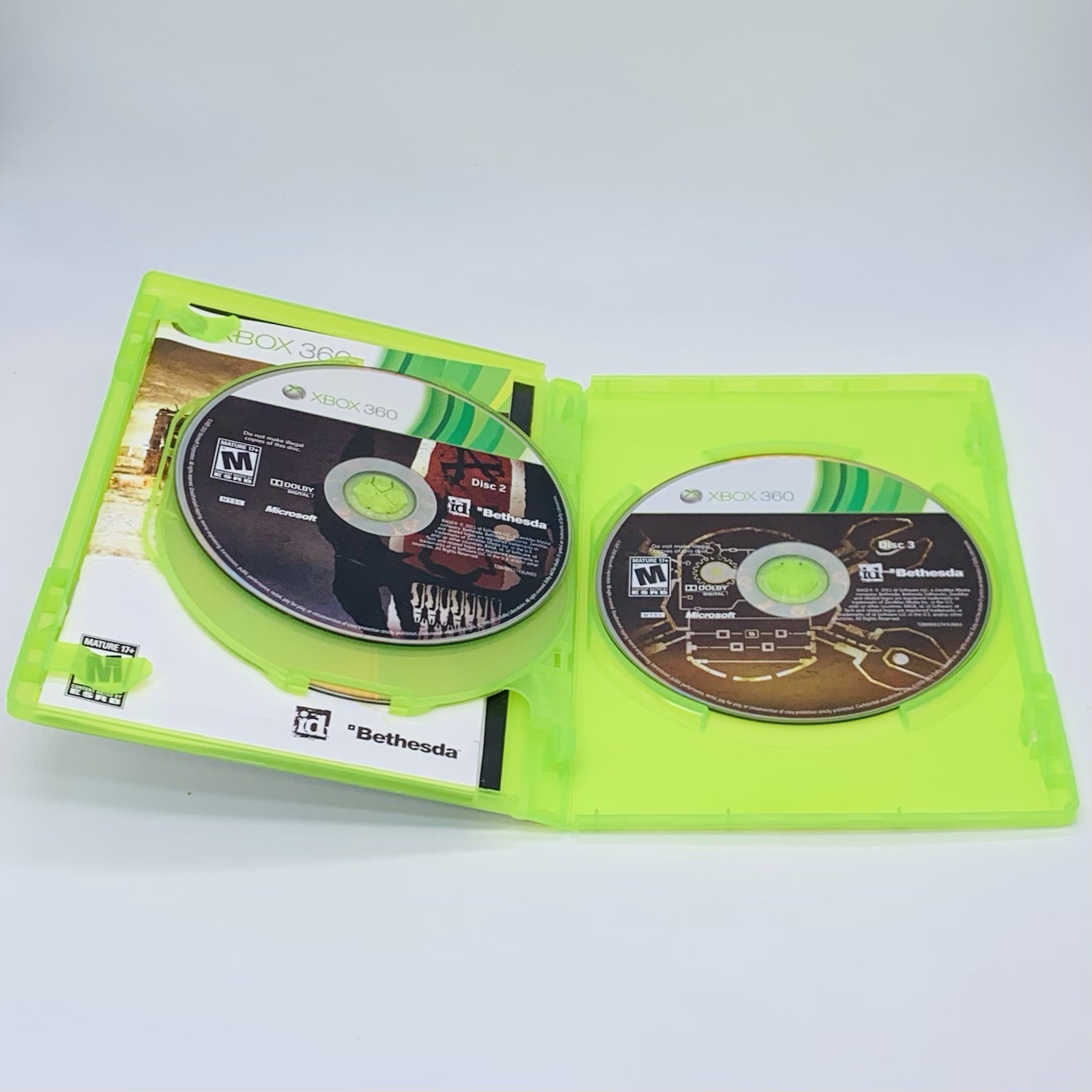 Rage Anarchy Ed Xbox 360, 2011 CIB w/ Slipcover 3-Disc Manual & 2 Inserts Tested