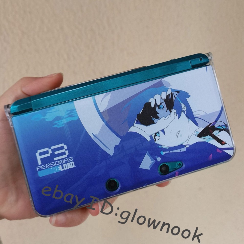 Rare P3 Persona 3 Themed Reload Crystal Protective Case Shell for Nintendo 3DS