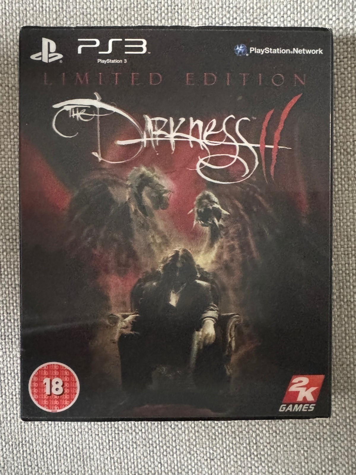 ps3 The Darkness II 2 Limited Edition Steel Slipcover (REGION FREE) RARE