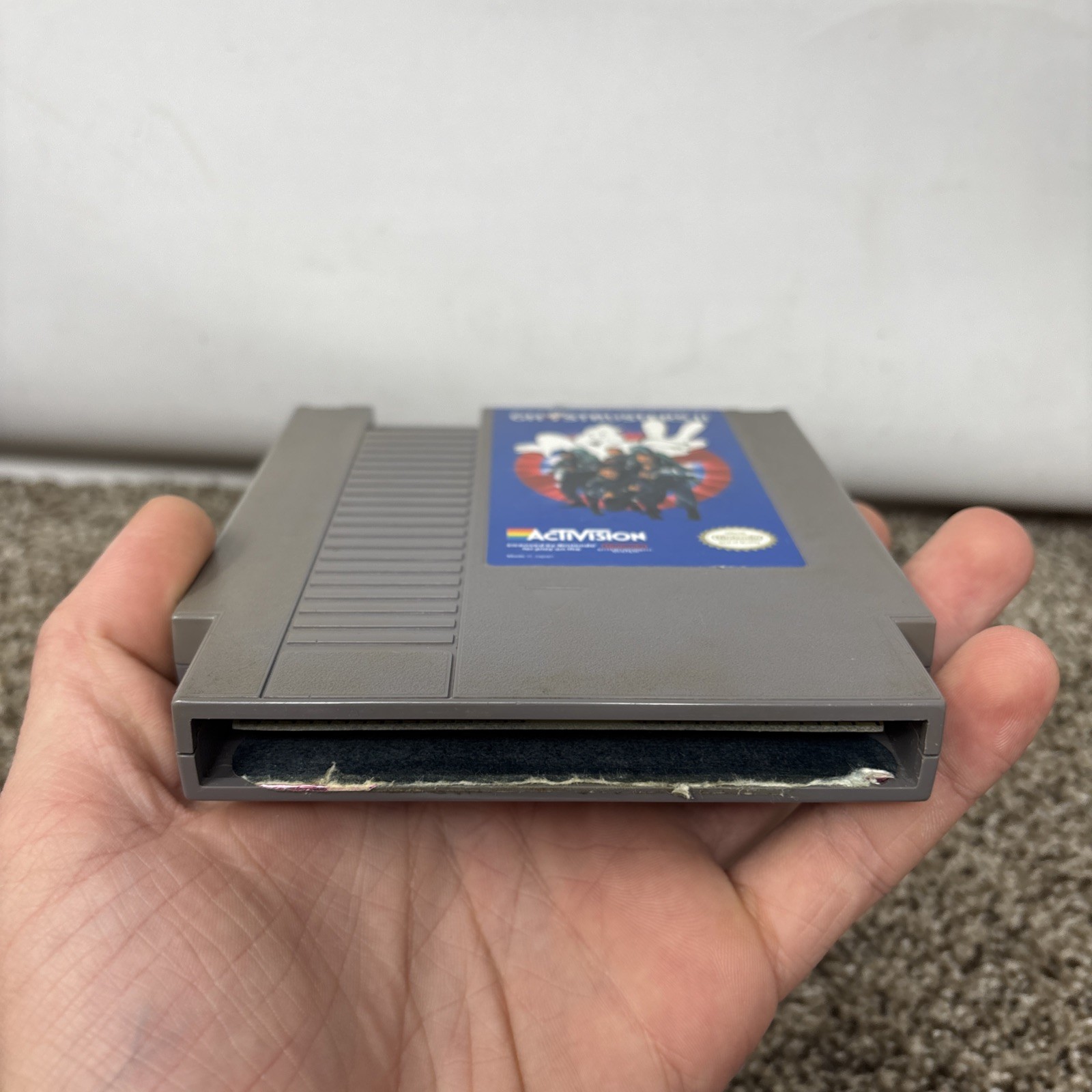 ROUGH!!!!!!! COMPLETE Ghostbusters II Nintendo Classic NES Game w/ Box & Manual