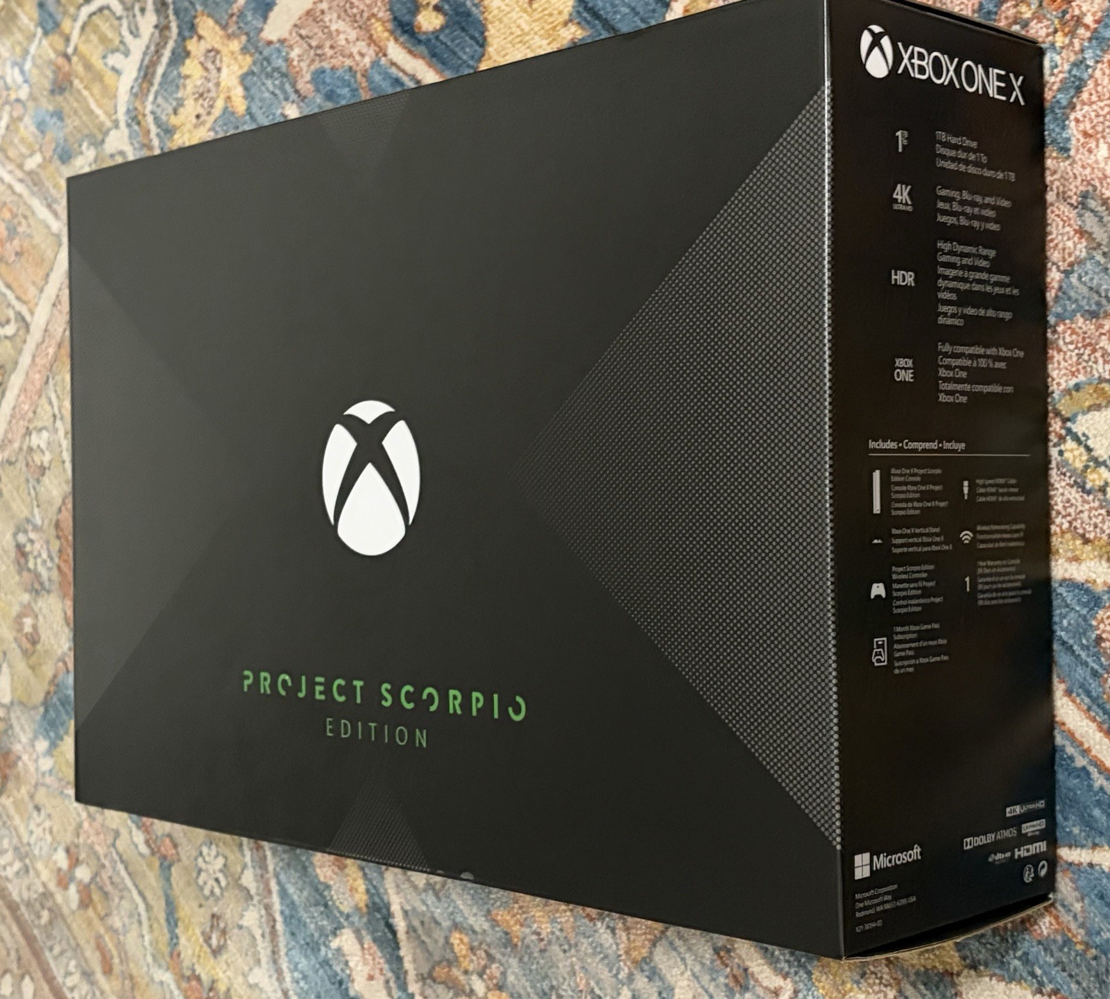 Microsoft Xbox One X Project Scorpio Edition – 1 TB Console – NEW/FACTORY SEALED