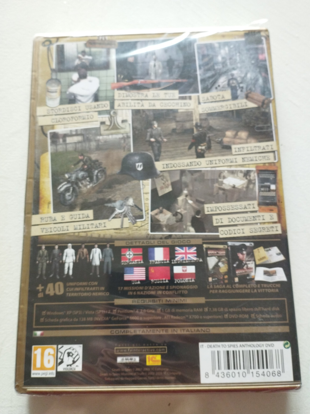 Death to Spies Anthology Complete Saga – PC CD-ROM Game Italy New