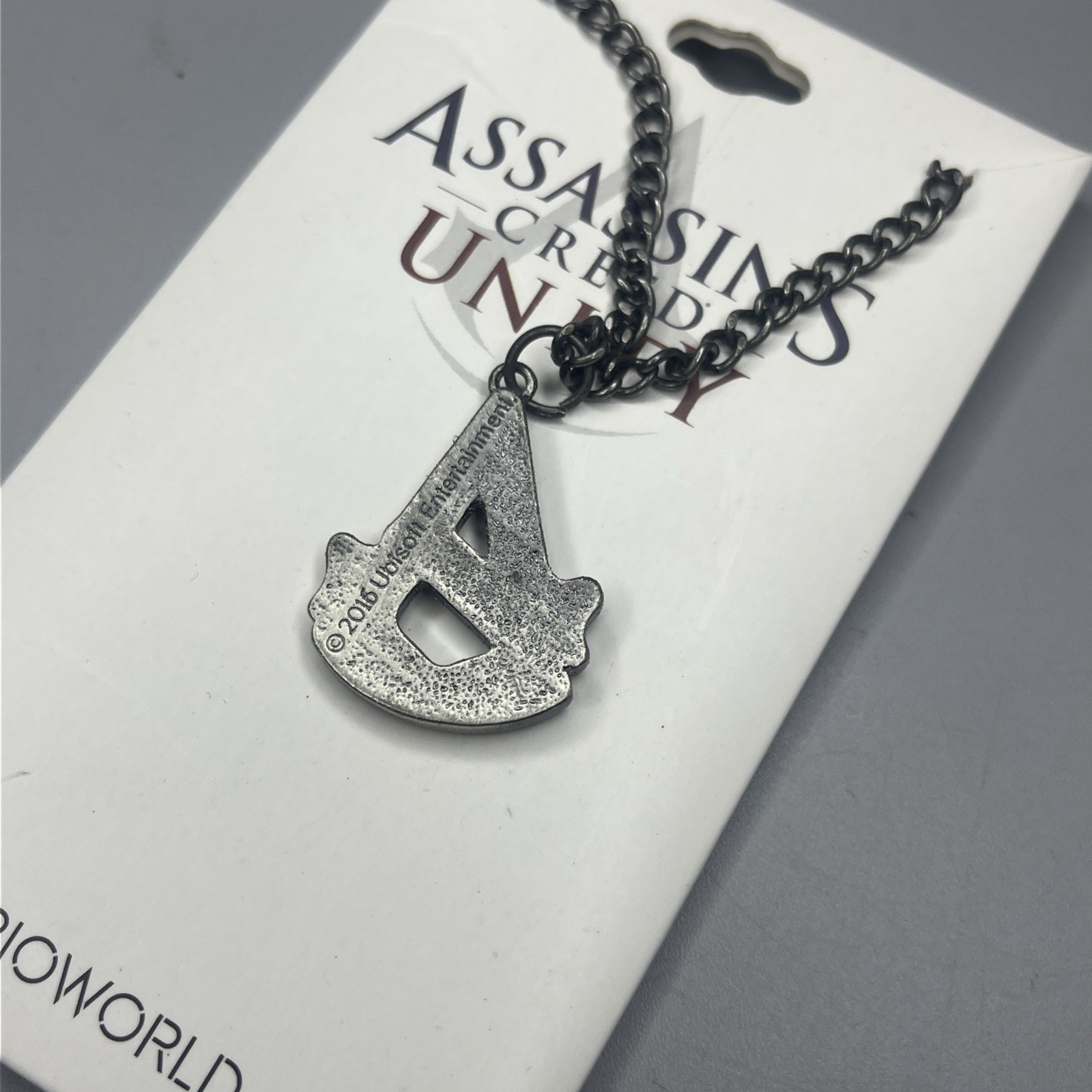 Assassins Creed Unity Pendant Necklace Logo 2016 Ubisoft Metal