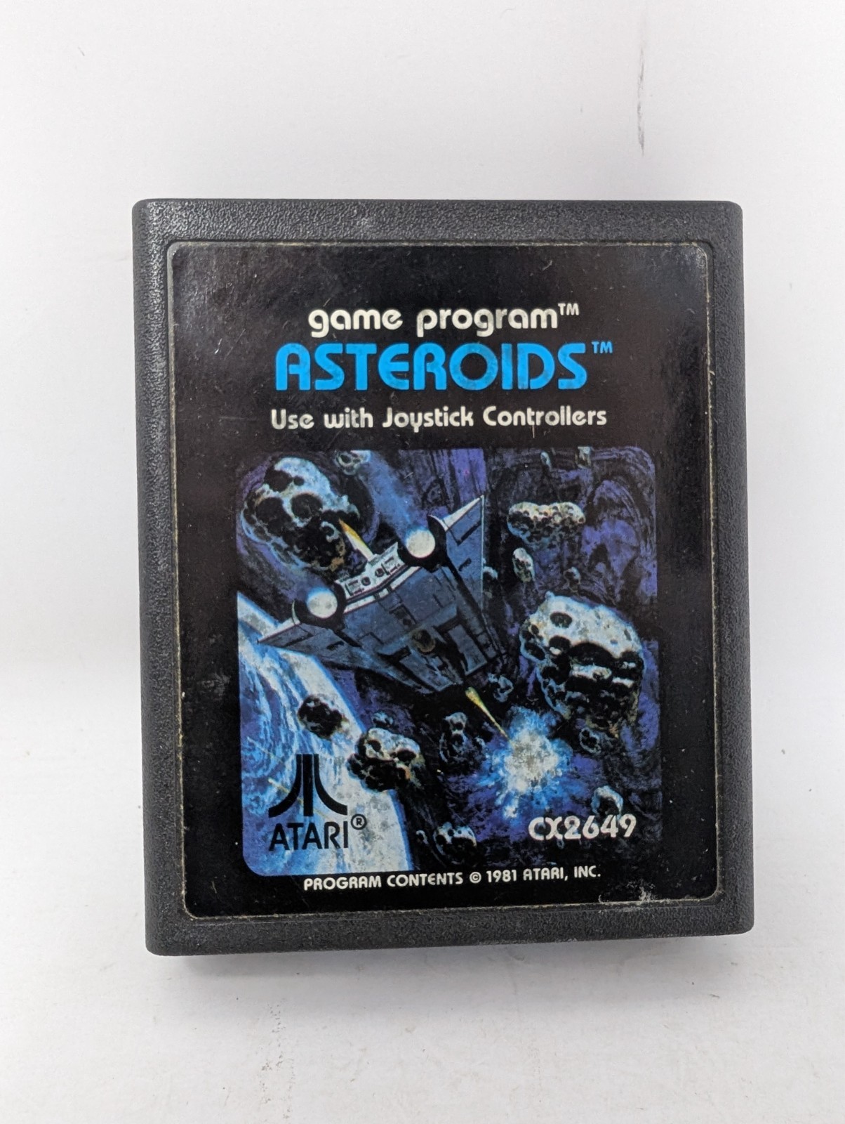 Asteroids (Atari 2600, 1981) Game Program Video Game Cartridge Only