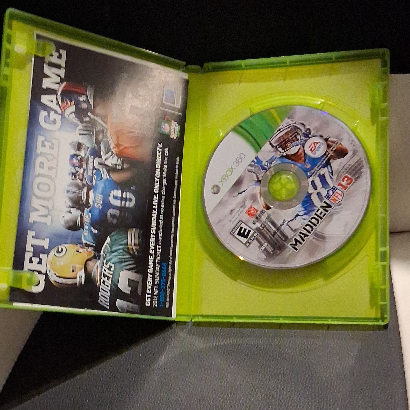 Madden NFL 13 Xbox 360 EA Sports Better with Kinect Xbox Live Leaderboards