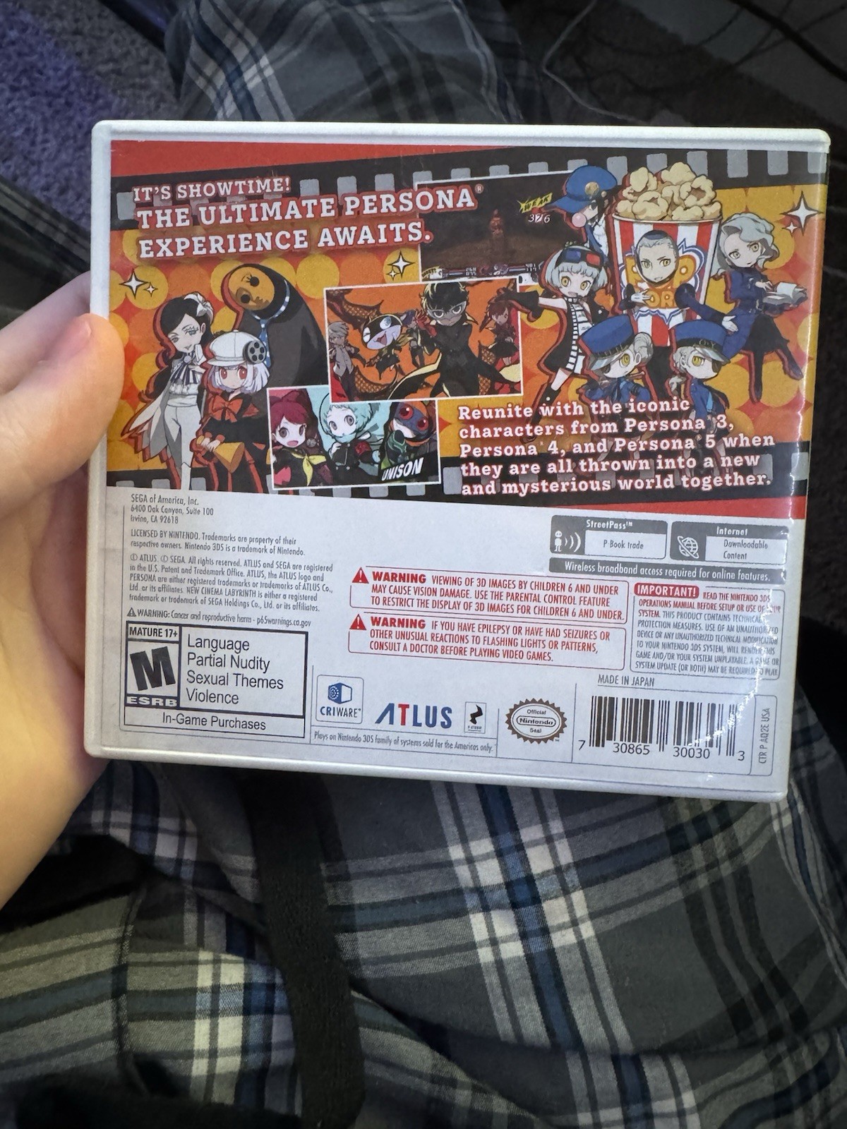 Persona Q2: New Cinema Labyrinth – Nintendo 3DS, USA Version, Rare CiB Complete
