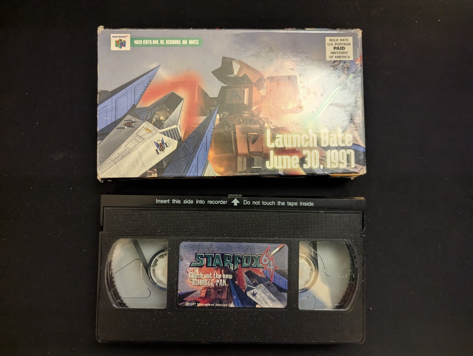 STAR FOX 64, BANJO KAZOOIE 64, DONKEY KONG 64 VHS TAPES – Read Description