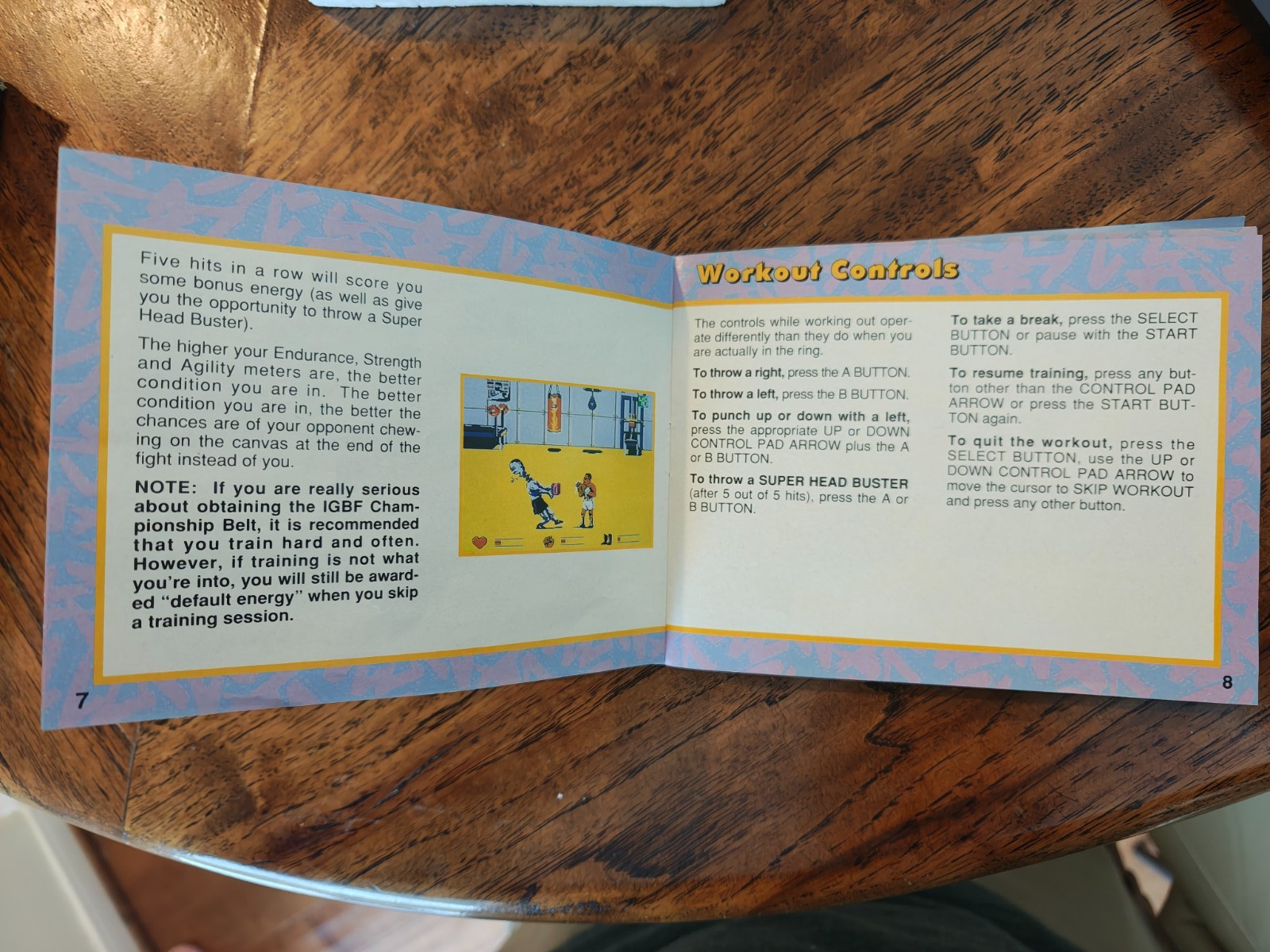 Power Punch II NES Original Box + Manual+Foam Insert No Game Authentic Nintend0