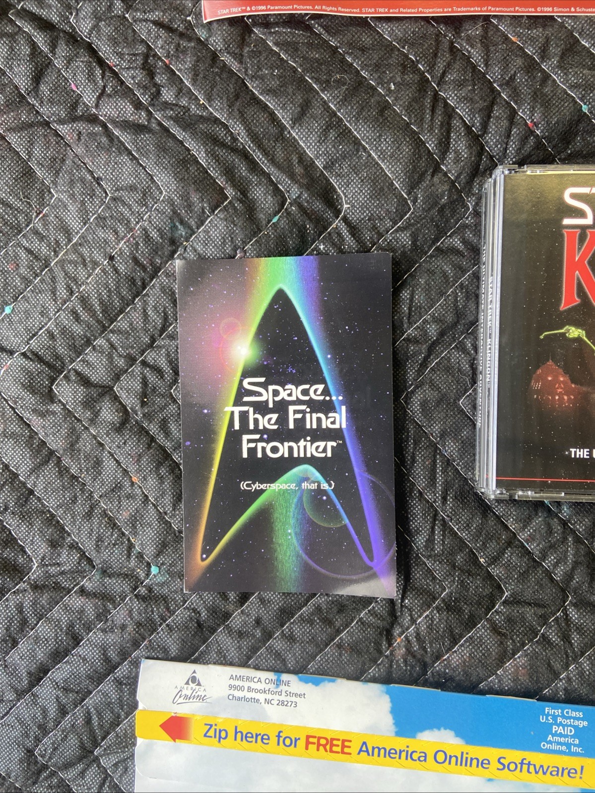 1996 Star Trek Klingon The Ultimate Interactive Adventure CD-ROM PC Game