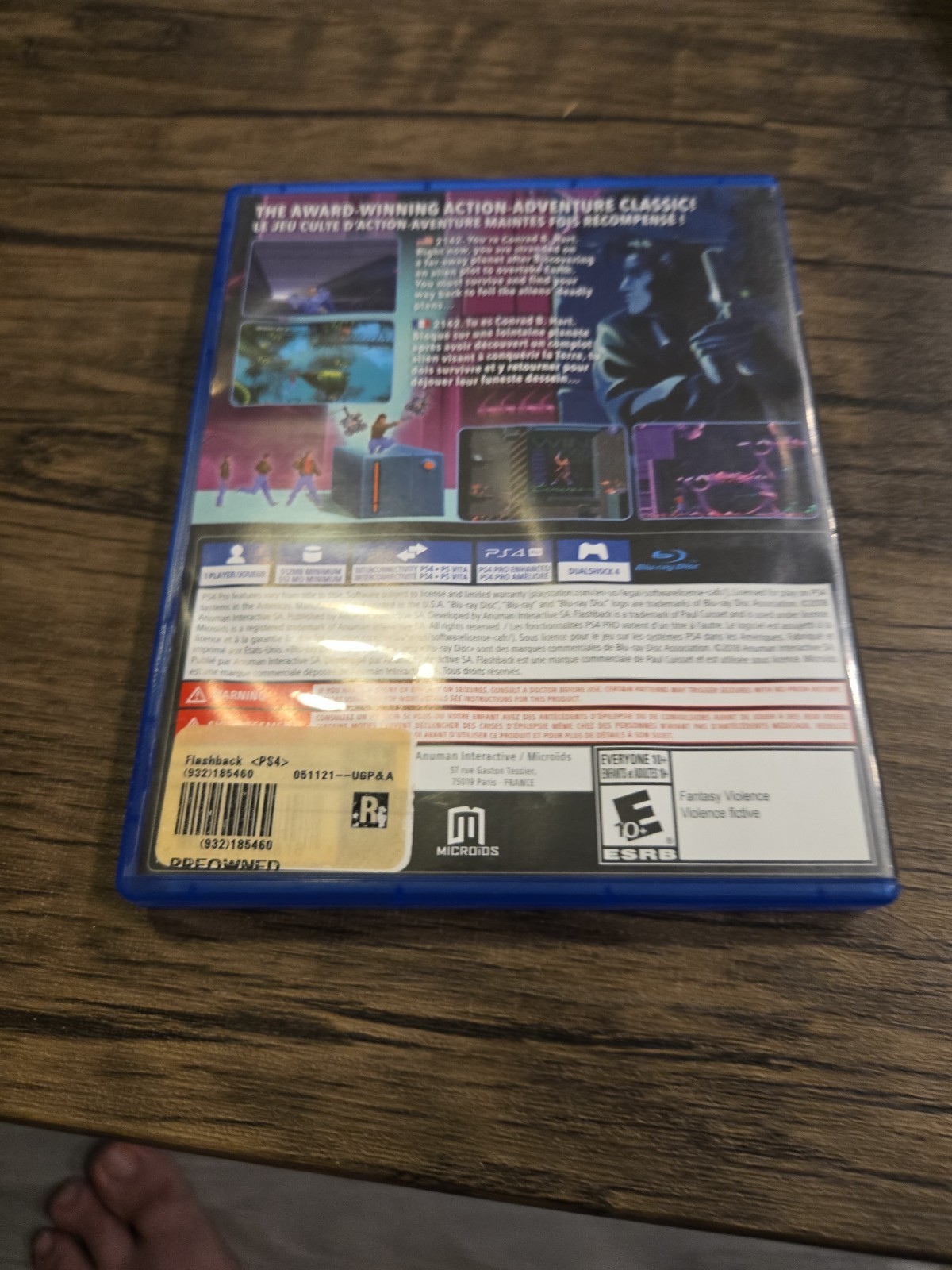 PS4 Game Bundle Lot of 6 – Terraria, Rayman Legends, Mega Man 11, Flashback+More