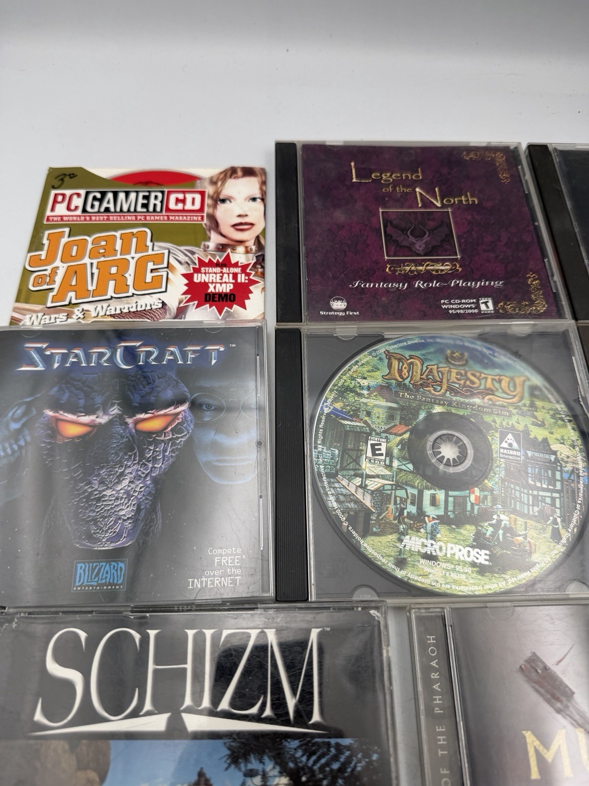 Lot Of Windows 95 XP PC Adventure Games Mummy Myst Majesty Schizm