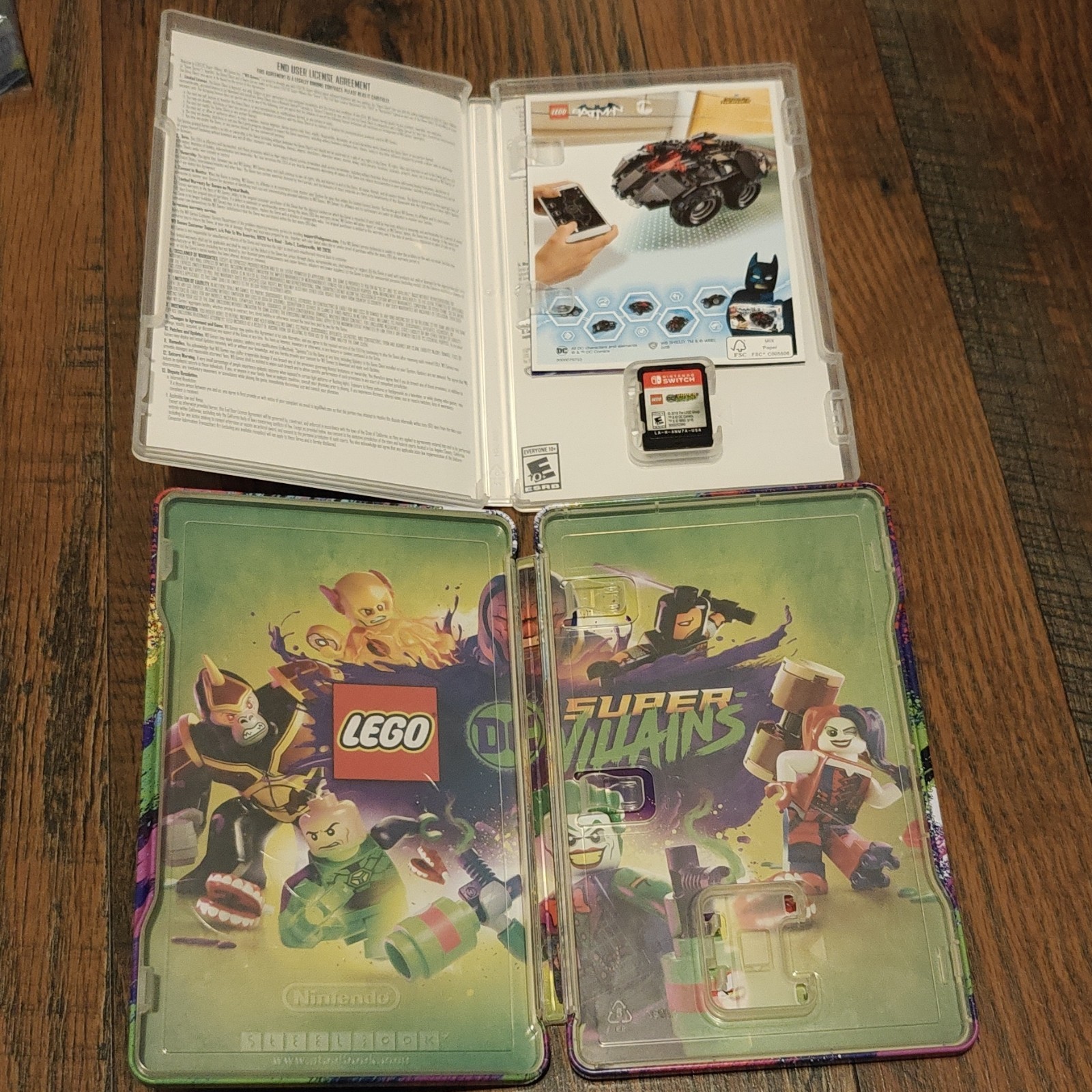 LEGO The Incredibles/DC Super Villains W/ Exclusive Steelbook (Read Description)