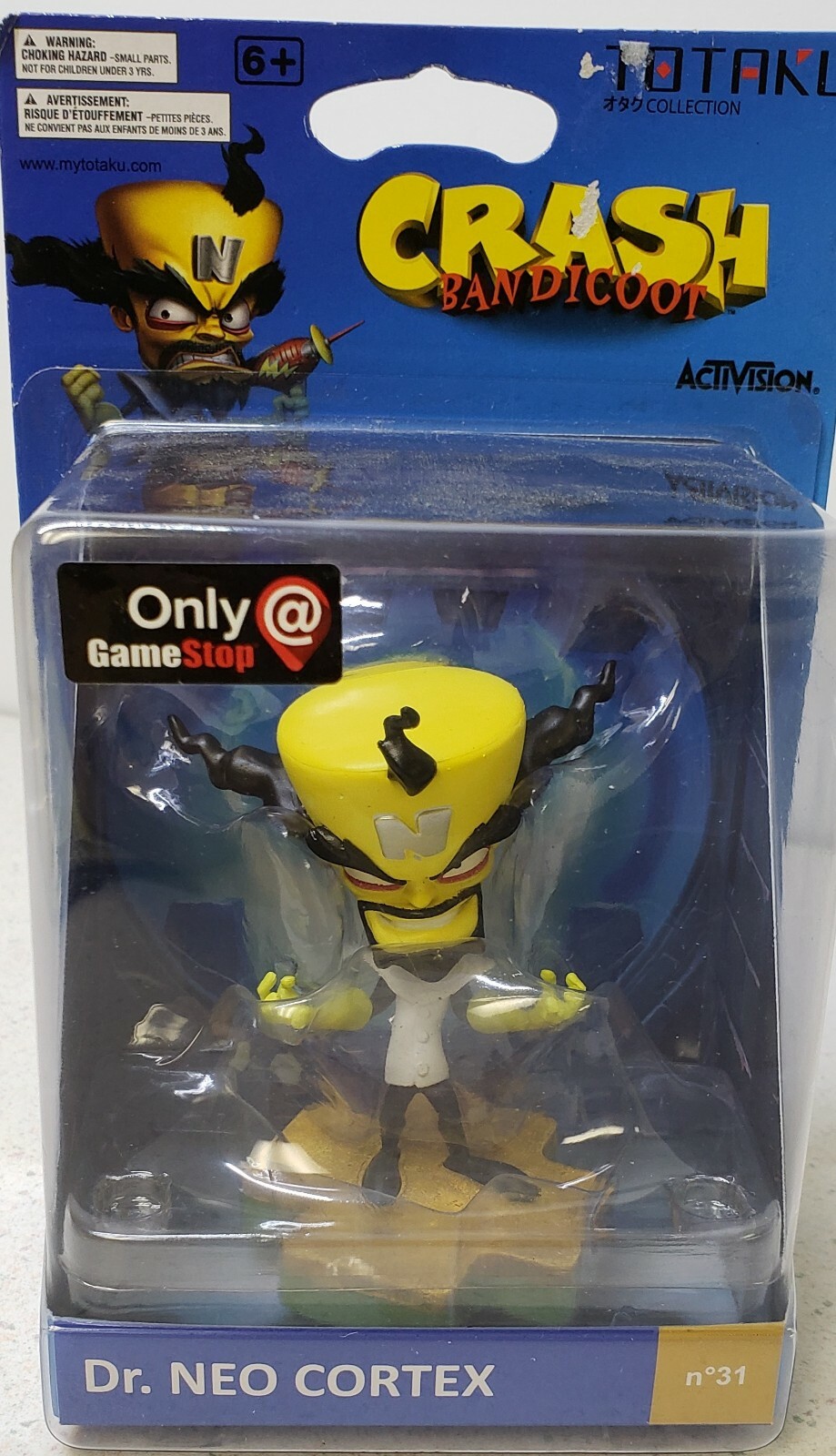 Crash Bandicoot ~ Dr Neo Cortex ~ Figure #31 ~ Activision ~ 2018~GameStop Excl.