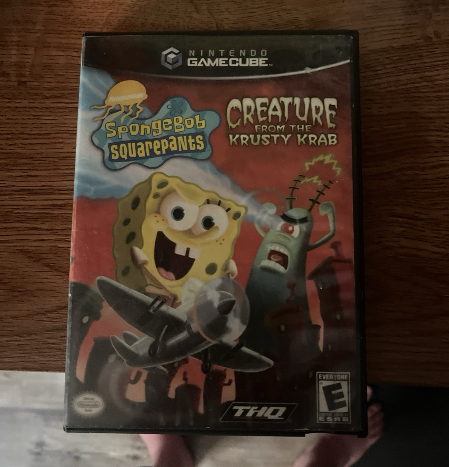 Nintendo GameCube SpongeBob SquarePants Creature Krusty Krab DVD Keep Case