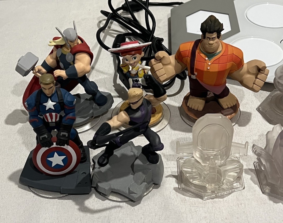 Disney Infinity Lot Thor Captain America Ralph Hulk Jessie Base & More