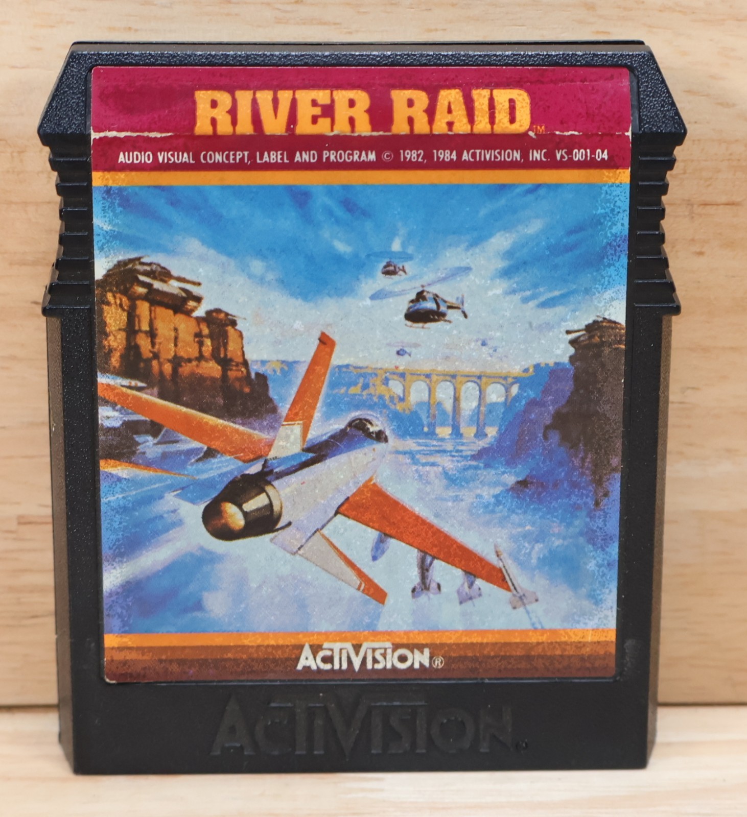 River Raid (ColecoVision, 1984) Activision Game Cartridge