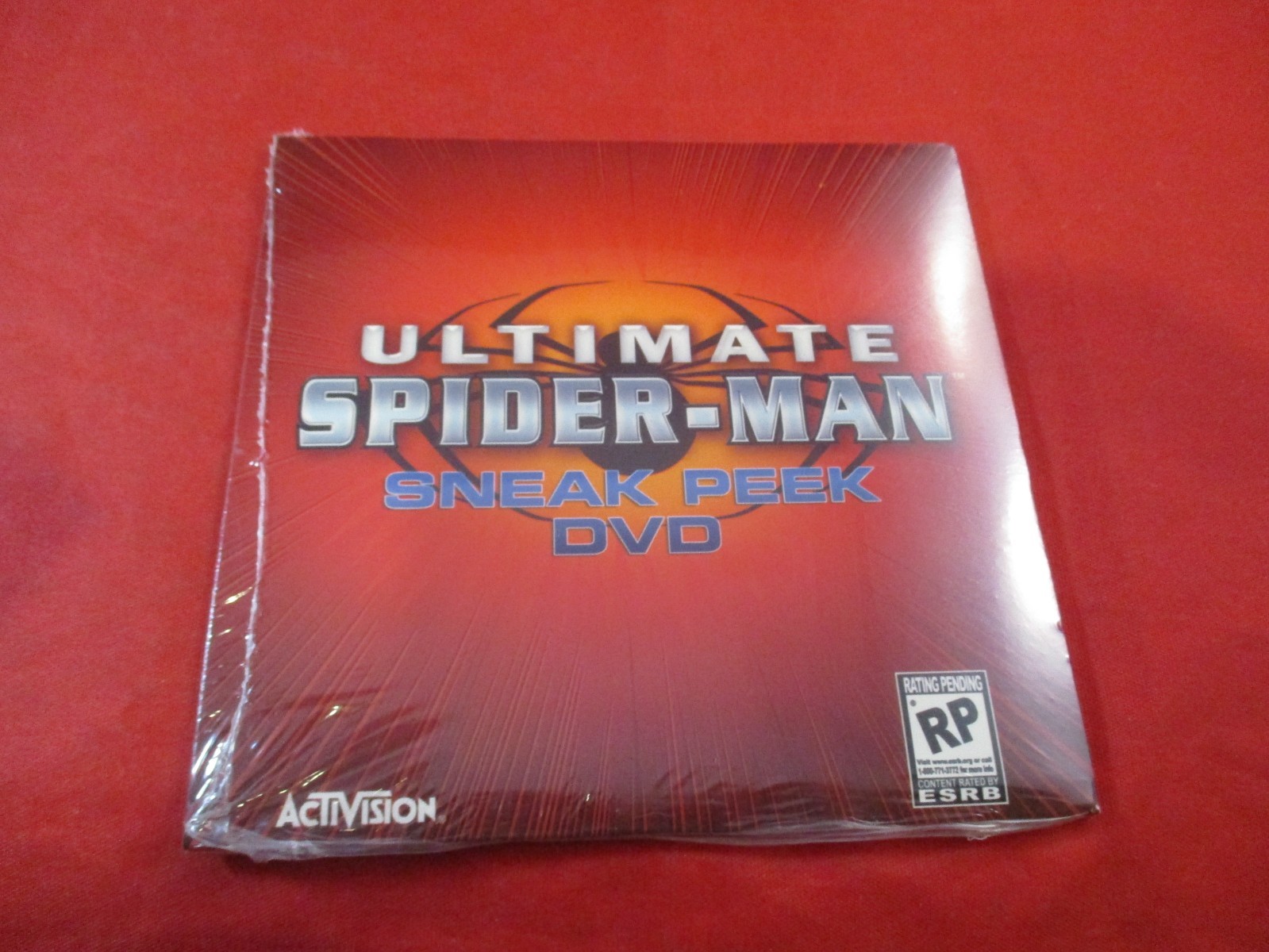 Ultimate Spider-Man Xbox PS2 GBA DS Gamecube Sneak Peak DVD & RARE Promo Poster!