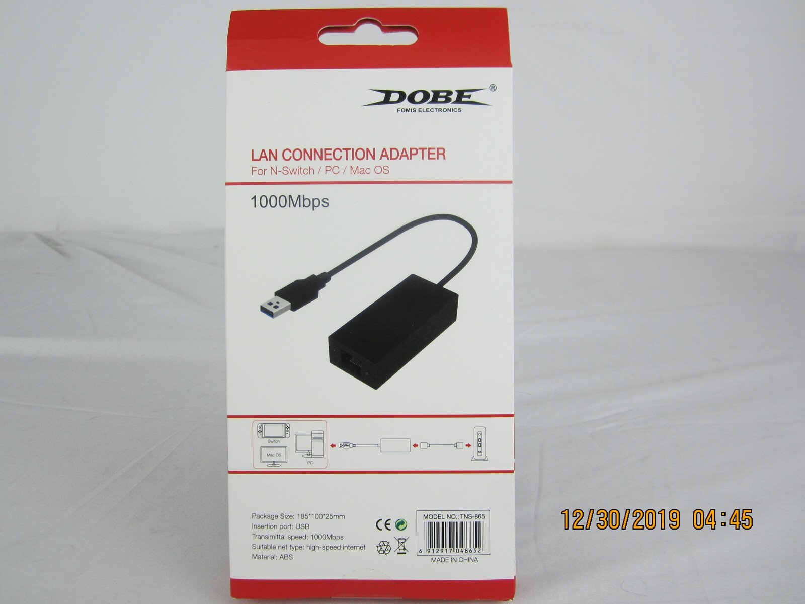 Dobe Wired Internet LAN Adapter For N-Switch/Pc/Mac Os
