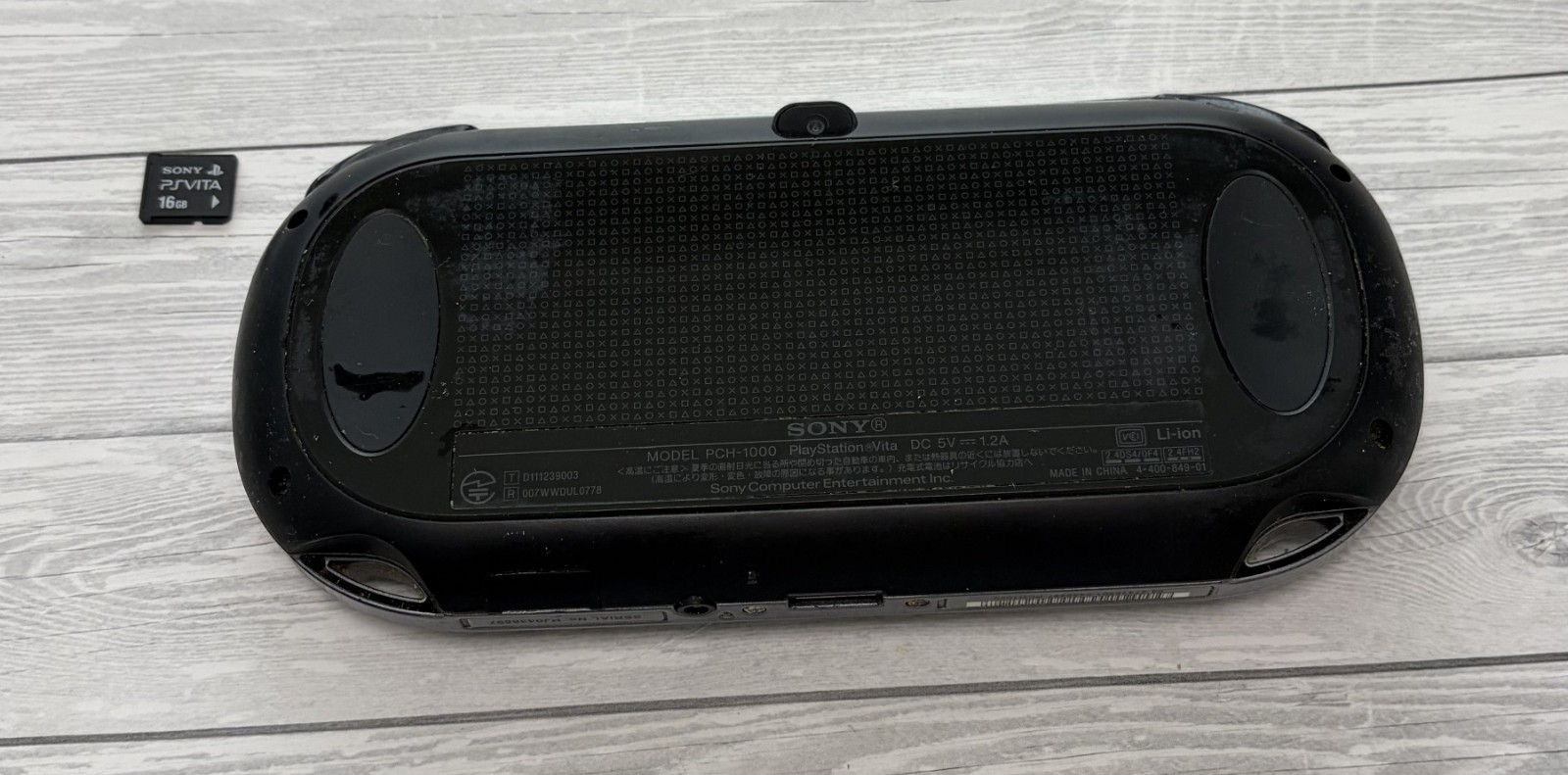 SONY PS Vita PCH-1000 Black Console Only Tested Working
