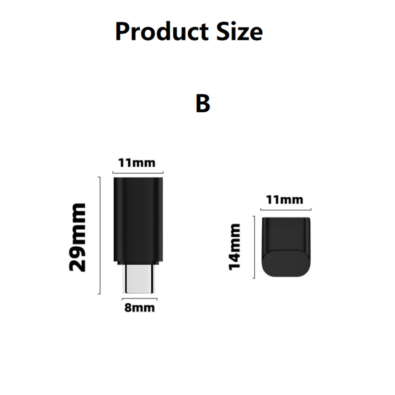 USB3.1 USB2.0 2 Type-C Female to 1 Type-C Male Adapter For Steam Deck Console tt