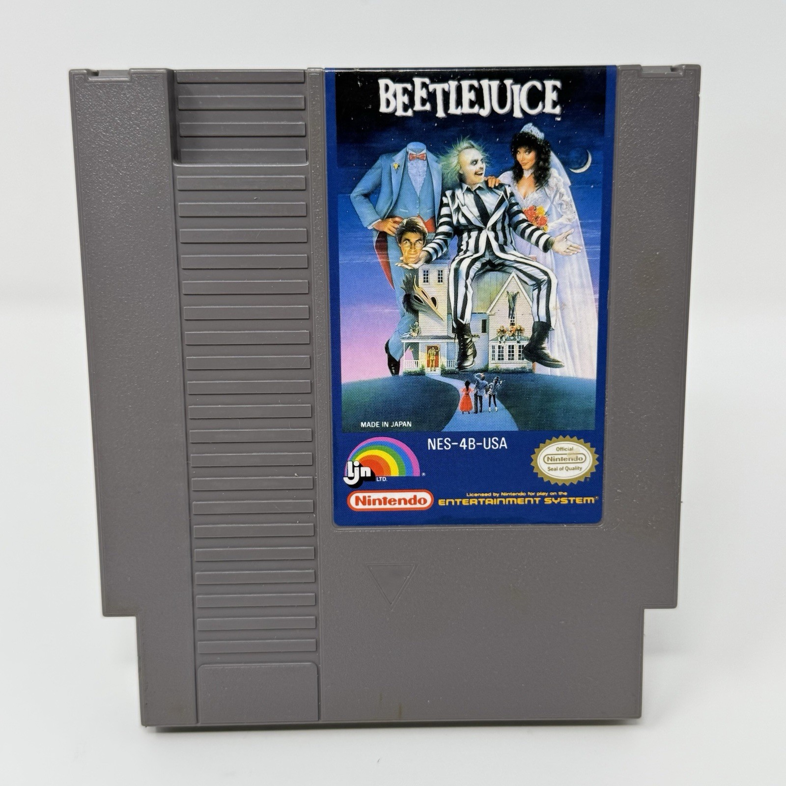 Beetlejuice Nintendo NES No Manual Box Poster Inserts Tested