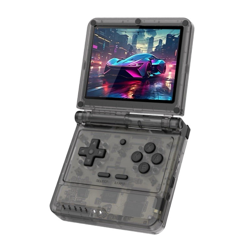 Powkiddy V90S 3.5 Inch Foldable Open Sourse Retro Flip Handheld Game Console