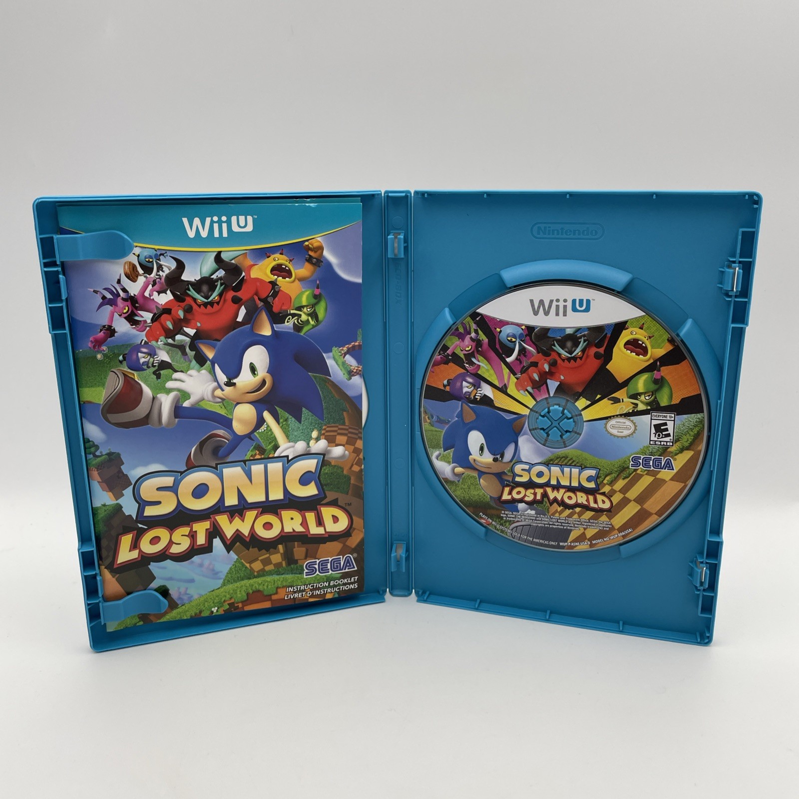 SEGA Sonic Lost World Deadly Six Bonus Edition Wii U w/ Manual COMPLETE