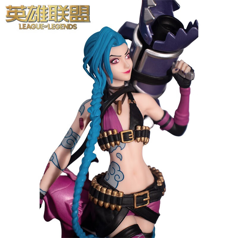 League of Legends LOL Jinx Pen Figure Model Riot Games Official Merchandise