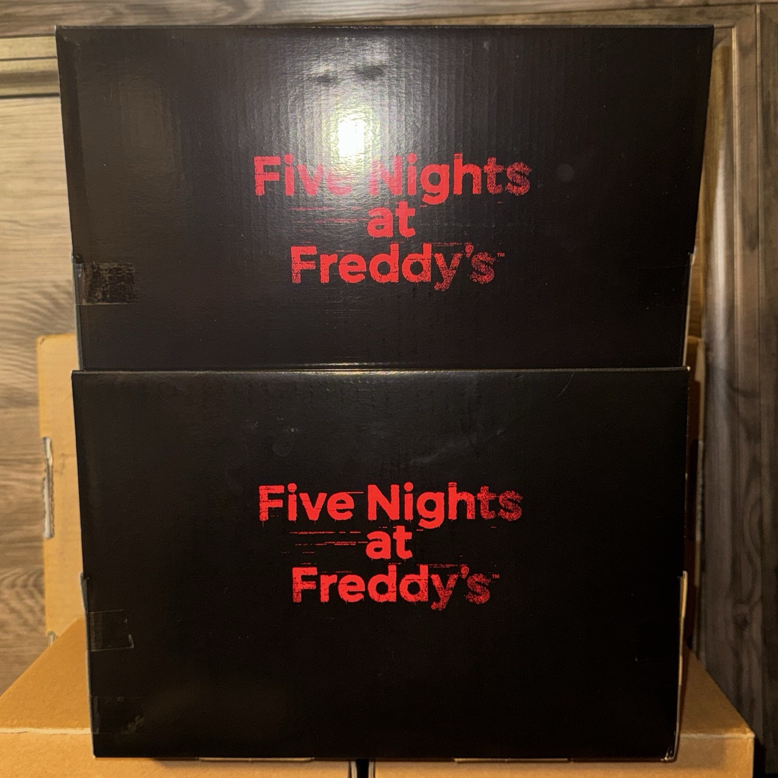 Five Nights at Freddy’s Jazwares Glow Eyes 8” Plush Display Case Lot FNaF 2025