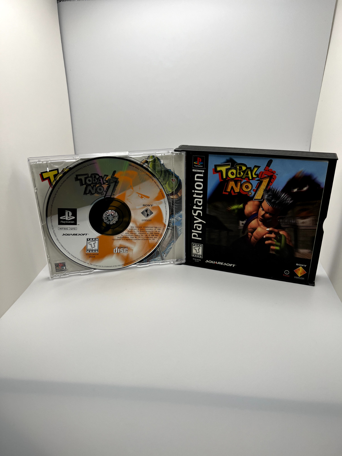 Tobal No. 1 (Sony PlayStation 1, 1996) Disk has some minor wear -Complete 2 disk