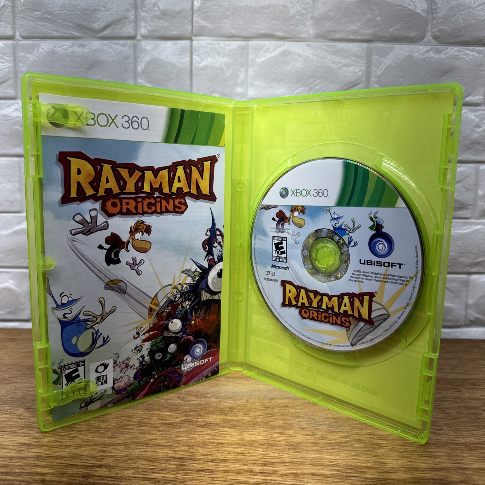 Rayman Legends & Origins Bundle (Microsoft Xbox 360, 2011) Tested Working