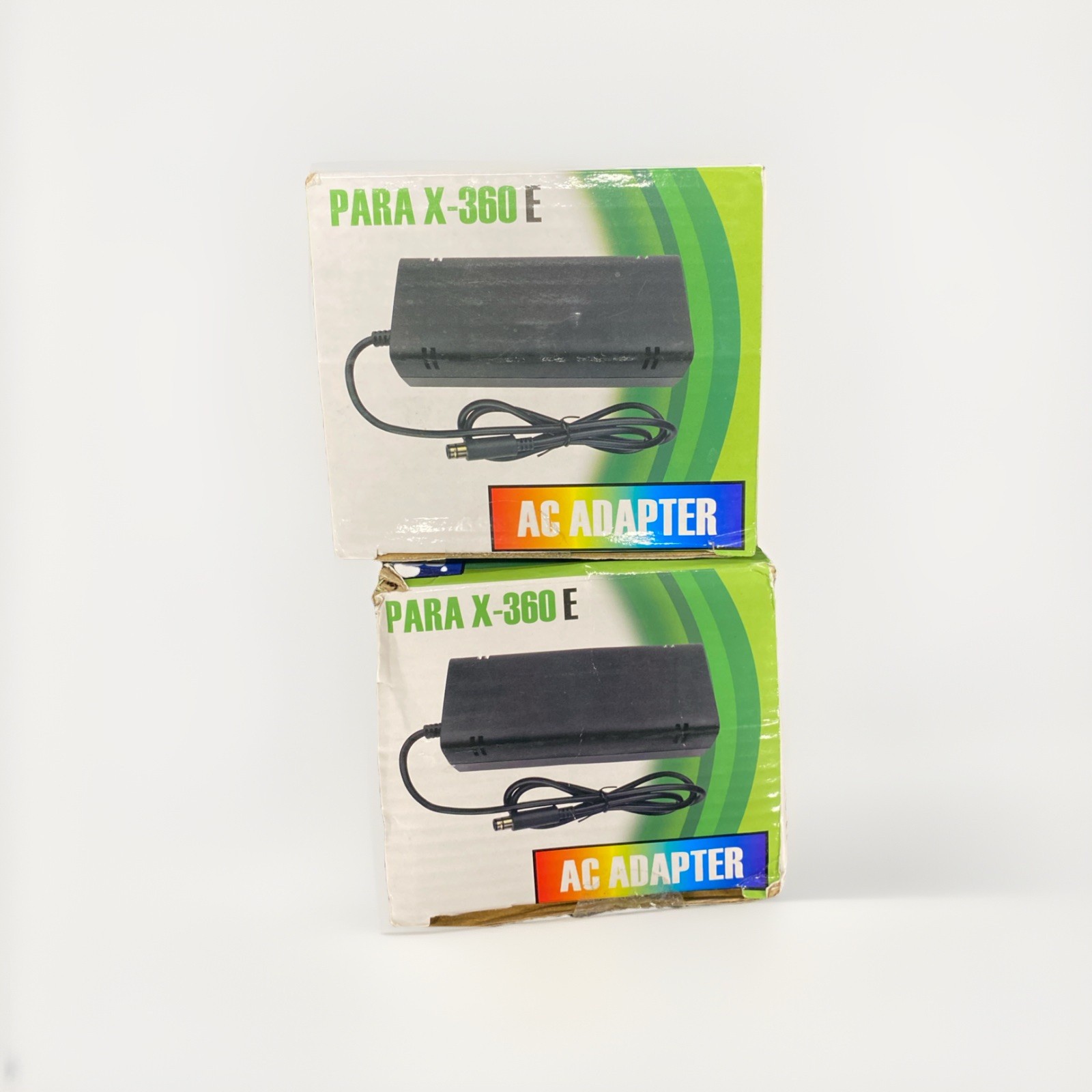 2X AC Power Supply Brick Charger Adapter Cable Cord for Microsoft XBOX 360 E