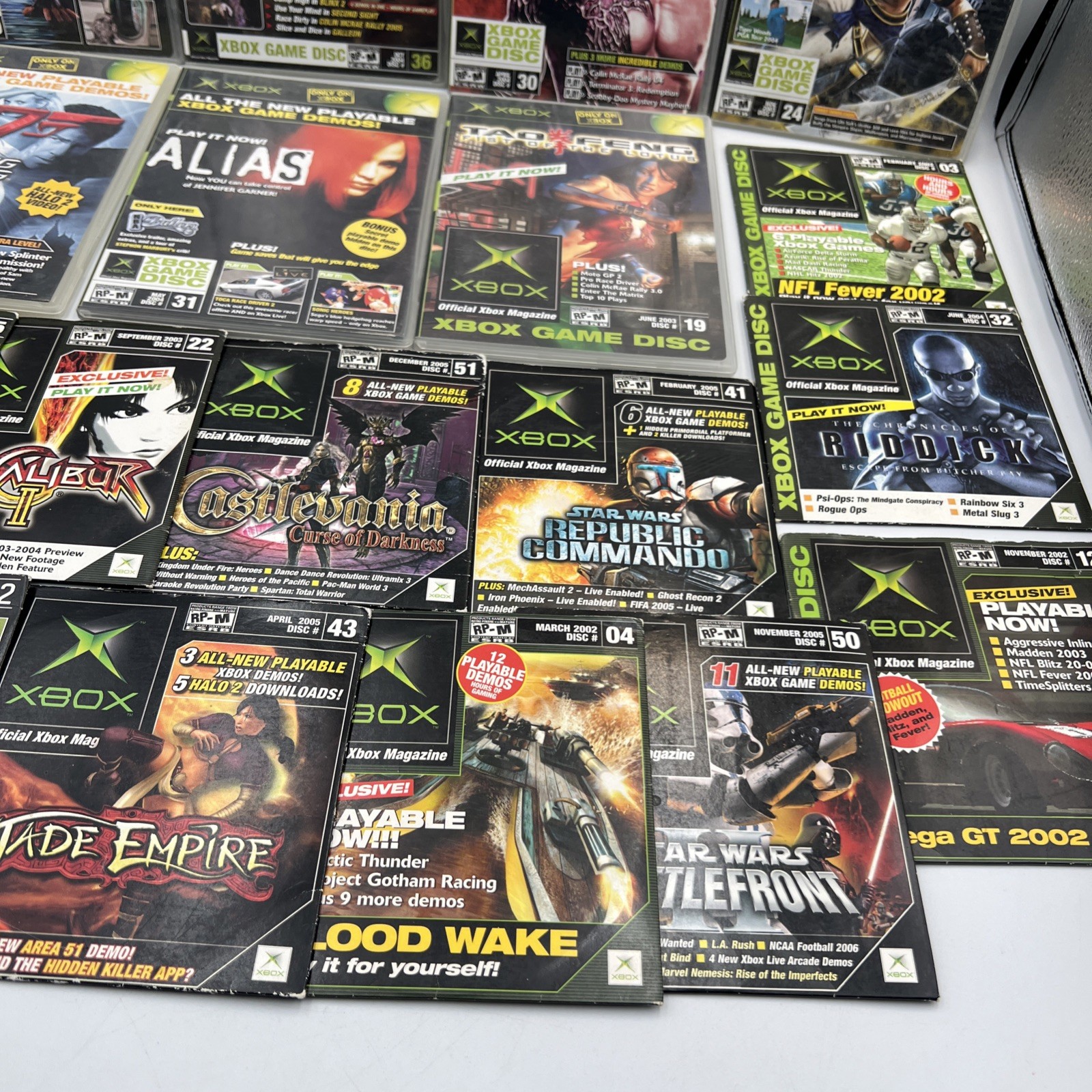 Official Xbox Magazine Demo Disc Lot Of 18 (Original Xbox, Xbox 360)
