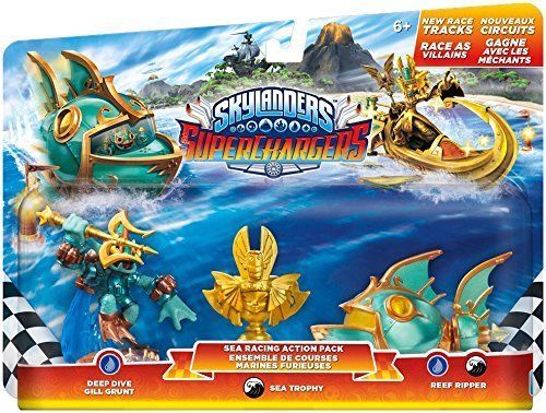 BRAND NEW! SKYLANDERS SUPERCHARGERS * SEA RACING ACTION PACK * FAST SHIPPING!!!