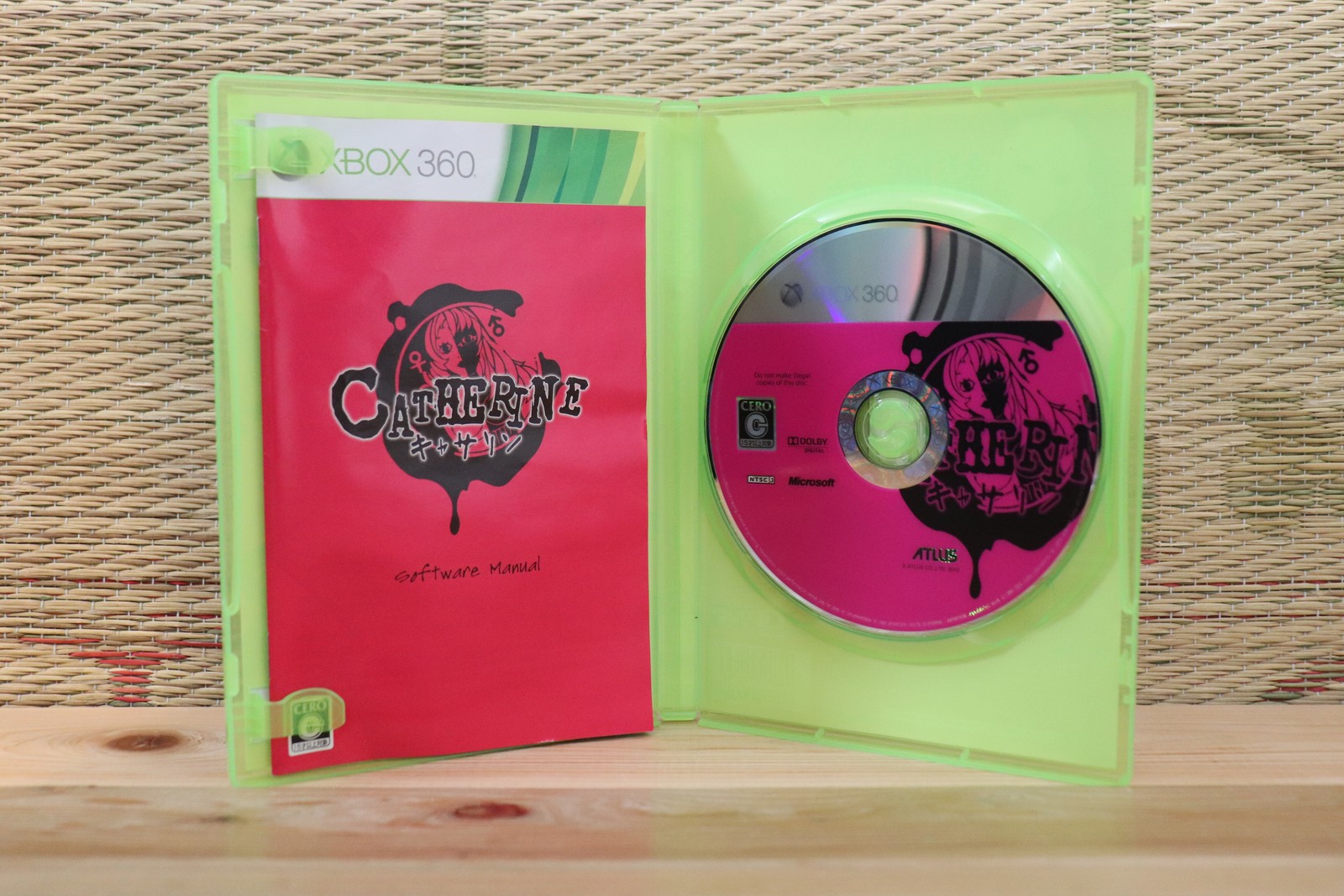 Catherine w/memo Japan Xbox 360 XB360 Very Good Condition!