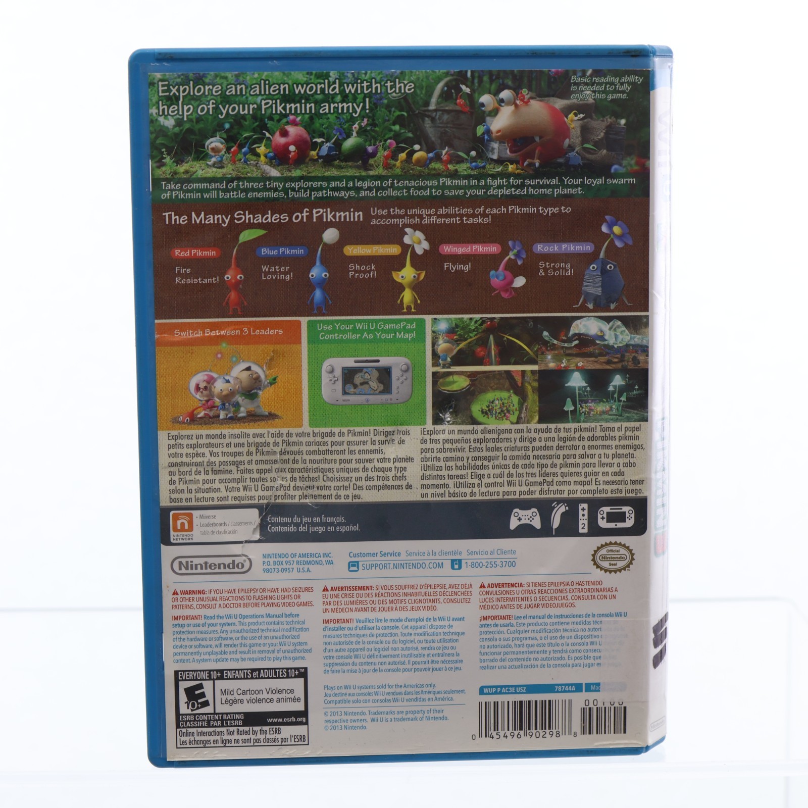 Pikmin 3 (Wii U) Complete with Manual Former Rental