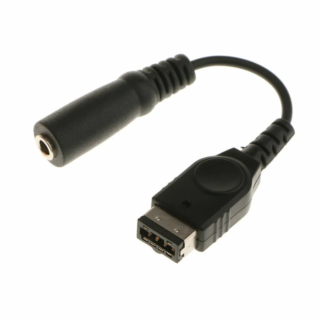 Headphone 3.5mm Jack Adapter Cable Audio Cord Nintendo Game Boy Advance GBA SP