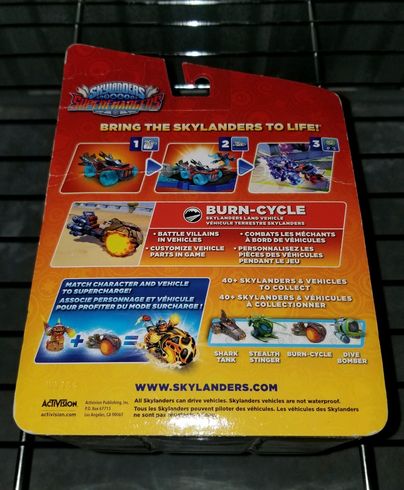 Skylanders: SuperChargers Burn Cycle Land Vehicle Activision PS4 XBOX Nintendo